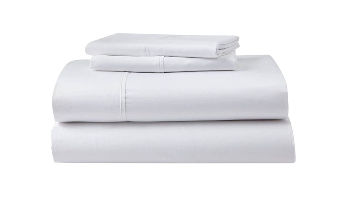 4. Ghostbed - Sheets White - Twin - White